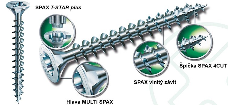 Vyzkoušejte špičkové vruty SPAX