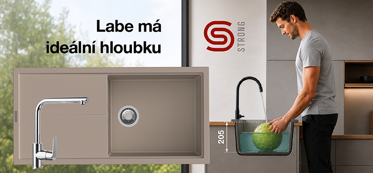 Dřez měsíce Labe: ta správná hloubka
