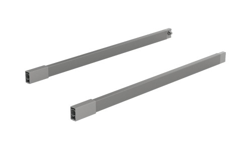 K-HETTICH ArciTech horní reling, 450mm, pár, hmoždinka, antracit
