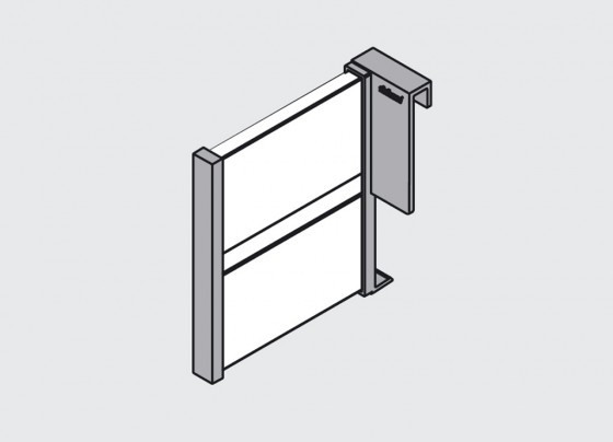 BLUM Z43L100S podélné dělení bílé