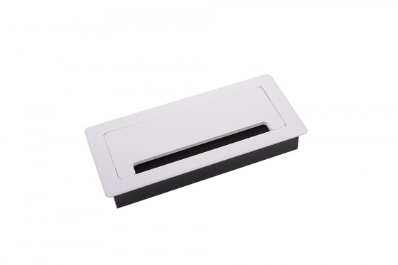 STRONG průchodka s tlumením ALU 200x90x28mm bílá mat