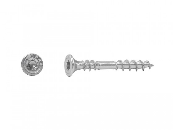 SPAX vrut 4x33mm zápustná hlava TXS,W,4C MH dvojitý závit (TUPL)