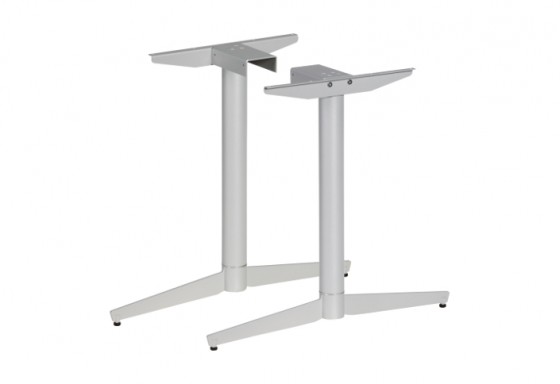 MILADESIGN podnož krajní STK 3706 stříbrná