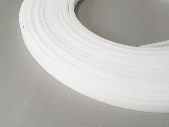 StrongLumio krycí lišta C k LED profilům naklapávací, 20m mléčná