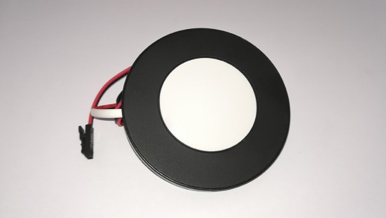 LED bodovka BAILEN 12V 3W bílá studená, černá