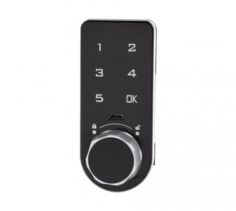 StrongLocks Elektronický zámek s klávesnicí knopka černá pravý