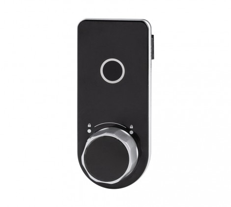StrongLocks Elektronický zámek na otisk prstu knopka černá pravý
