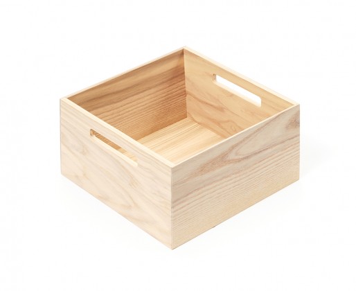 KES 009172 LiniQ krabička čtverec s úchyty 236x236mm světlý dub