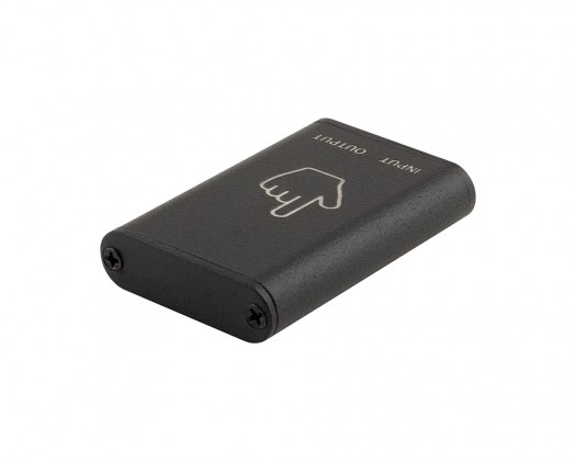 StrongLumio povrchový vypínač/stmívač 12-24V, 4A konektory Mini, černá