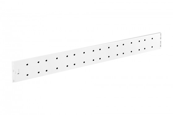 StrongMax příborník, boční díl s perforací, 550mm, bílá