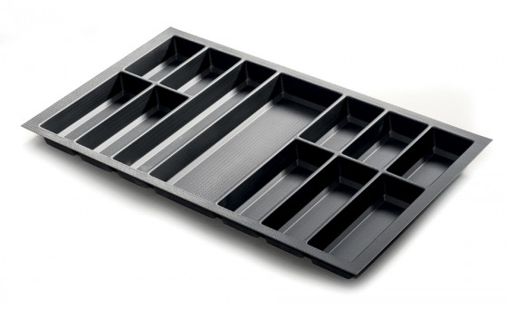 AGOFORM Příborník Classico Kristall softTouch 822x474mm černá