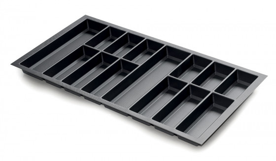 AGOFORM Příborník Classico Kristall softTouch 922x474mm černá