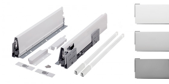 K-StrongBox H140/400mm s hranatým relingem barva titan