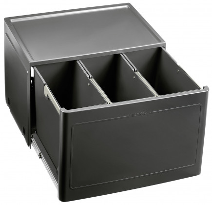 BLANCO 517470 Sorter Select Botton Pro 60/3 Automat výsuv otevřením dvířek 3x13l
