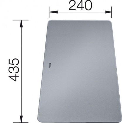 BLANCO 227697 Příslušenství krájecí deska pro dřezy pod desku skleněná