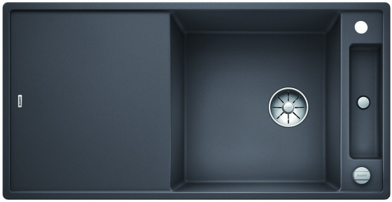 BLANCO 523511 Dřez Axia III XL 6 S InFino excentr Silgranit PuraDur šedá skála