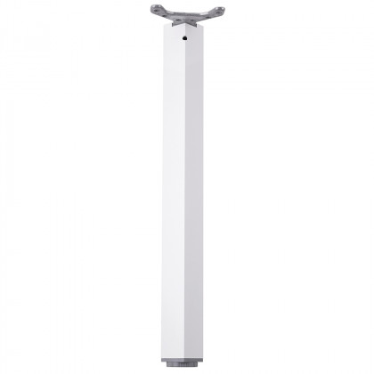 StrongLegs stolová noha TA001, 820R/80x80mm, bílá lesk