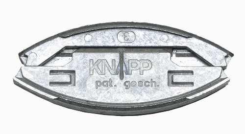 KNAPP K049 zásuvný spoj SILVER (slitina hliníku a zinku)