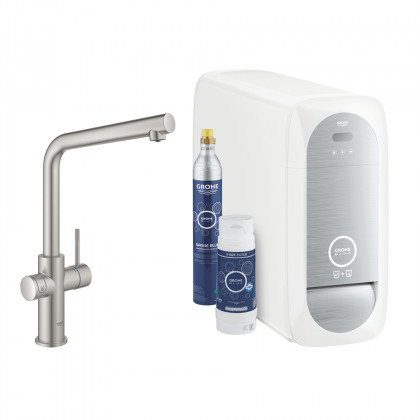GROHE 31454DC1 Blue Home startovní sada L-výpusť Supersteel