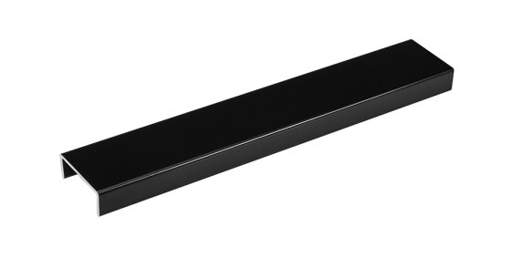 SEVROLL 05292 profil "U" pro lamino 18mm 3m černá lesk
