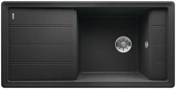 BLANCO 525896 Dřez Faron XL 6 S InFino bez excentru Silgranit PuraDur černá