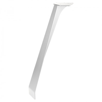 MILADESIGN ET N72110 zkosená stolová noha bílá 720mm