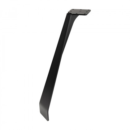 MILADESIGN ET N42080 zkosená stolová noha černá 420mm