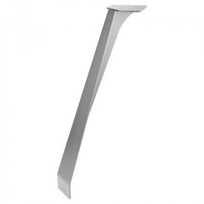 MILADESIGN ET N72110 zkosená stolová noha stříbrná 720mm