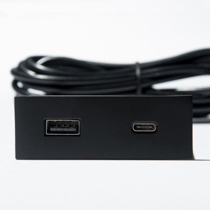 VersaPick nabíječka, 1x USB A/C, obdélník, černá mat