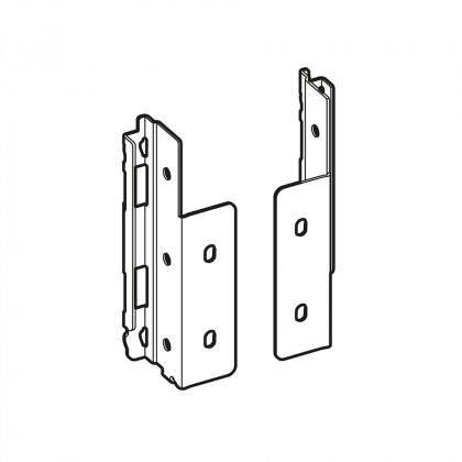 HETTICH 9257669 AvanTech YOU držák zad 139, pravá, stříbrná