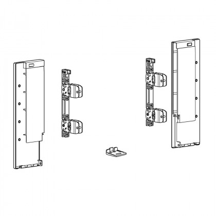 HETTICH 9257652 AvanTech YOU spojky čela vnitřní zásuvky 187, bok/sklo, bílá