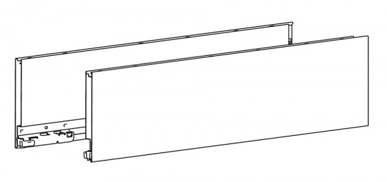 HETTICH 9255110 AvanTech YOU bočnice, 139/350mm, levá, bílá