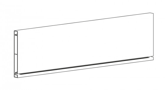 HETTICH 9257306 AvanTech You hliníkový profil pro záda 139/2000 bílý
