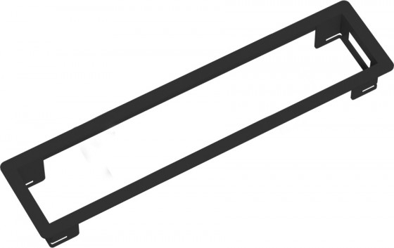 BACHMANN 915.006 rámeček Power Frame, 6x, černý RAL9005