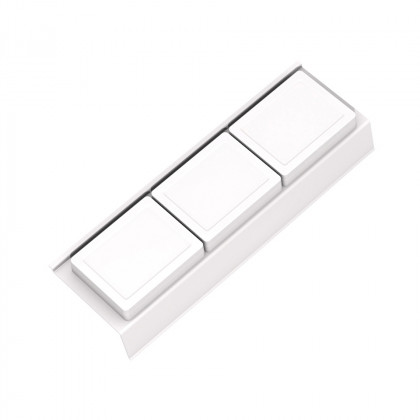 GOLLINUCCI Koupelnový organizér s příslušenstvím 400mm 122x372x69mm bílá