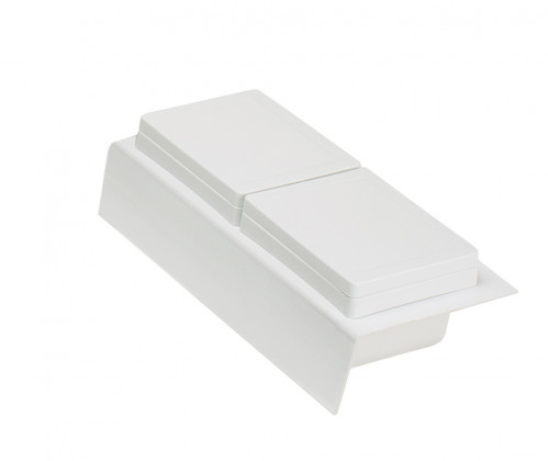 GOLLINUCCI Koupelnový organizér s příslušenstvím 270mm 122x242x69mm bílá