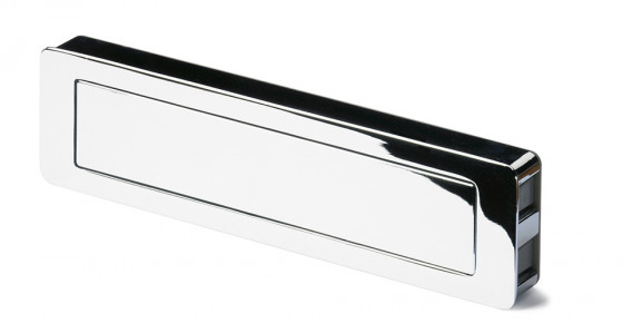 HETTICH 9086688 Úchytka TOUCH-IN hranatá 181/172 mm chrom lesklý