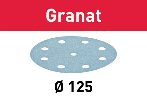 FESTOOL 497145 Brusné kotouče STF D125/8 P40 GR/10 Granat