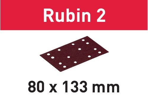 FESTOOL 499051 Brusný papír STF 80X133 P150 RU2/50 Rubin 2