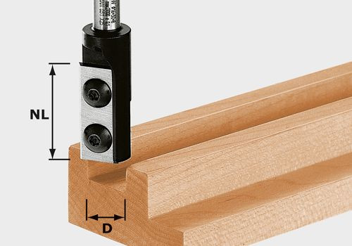 FESTOOL 492716 Drážkovací fréza s vyměnitelnými břit. dest. HW D16/30 S8