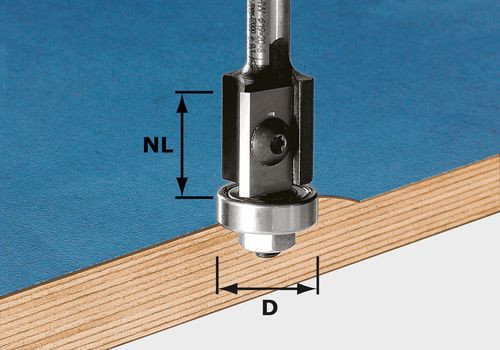 FESTOOL 491082 Lícovací fréza s vyměnitelnými břit. dest. HW S8 D19/20WM Z2