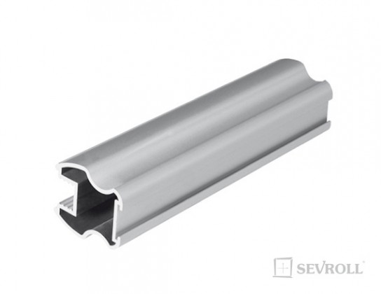 SEVROLL 02284 Gemini úchytová lišta 10mm 2,7m stříbrná