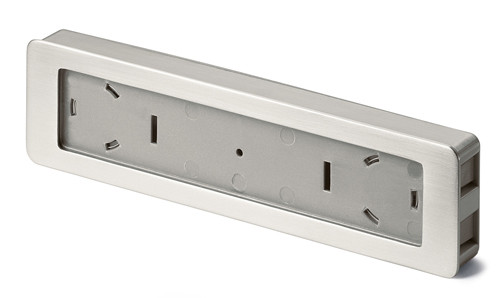 HETTICH 9086691 Úchytka Touch-In 172 imitace nerezi zápustná