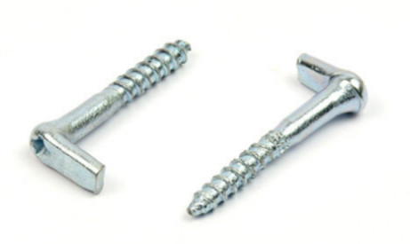 Skoba s křížovou drážkou 5x50mm zinek bílý