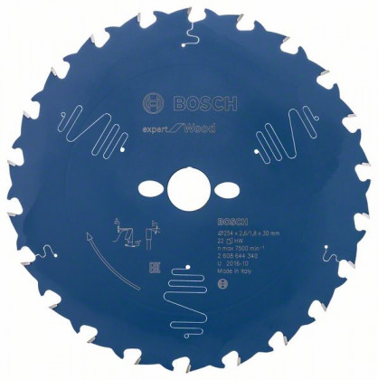 BOSCH 2608644340 Pilový kotouč Expert for Wood 254x30 mm, 22