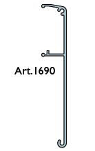 TERNO krycí profil 1690/A/S 6m elox stříbrná