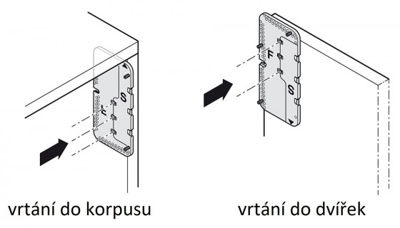 KES 272254 FREEspace mini vrtací/montážní šablona