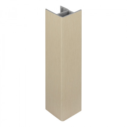 SCILM rohová spojka/koncovka 150mm nerez broušená