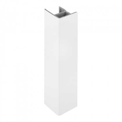 SCILM rohová spojka/koncovka 150mm bílá lesklá