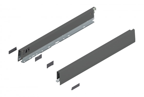 BLUM 470N4002S Merivobox, bočnice N 400mm, tmavě šedá OG